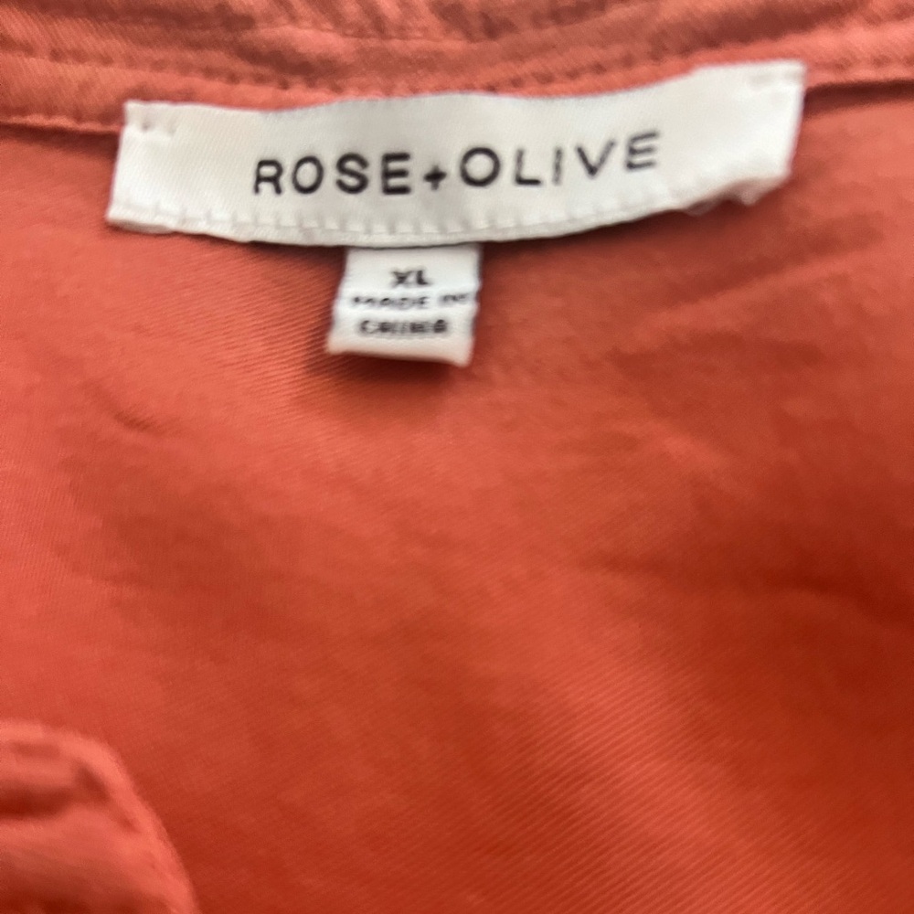 Rose & Olive Rust Blouse - Picture 7 of 9